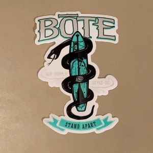 Bōte stand up paddle boarding sticker snake